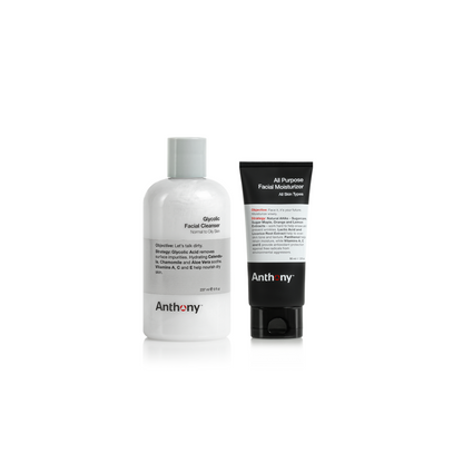 KIT 1: Glycolic Facial Cleanser + All-Purpose Facial Moisturizer